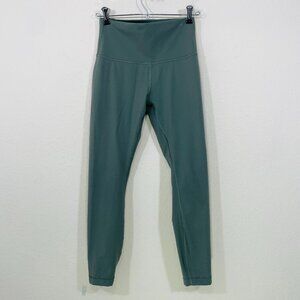 Lululemon Wunder Under Size 6 High‎ Rise Tight 25” Leggings Green